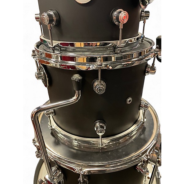 Used DW 4 Piece Design Series Black Drum Kit