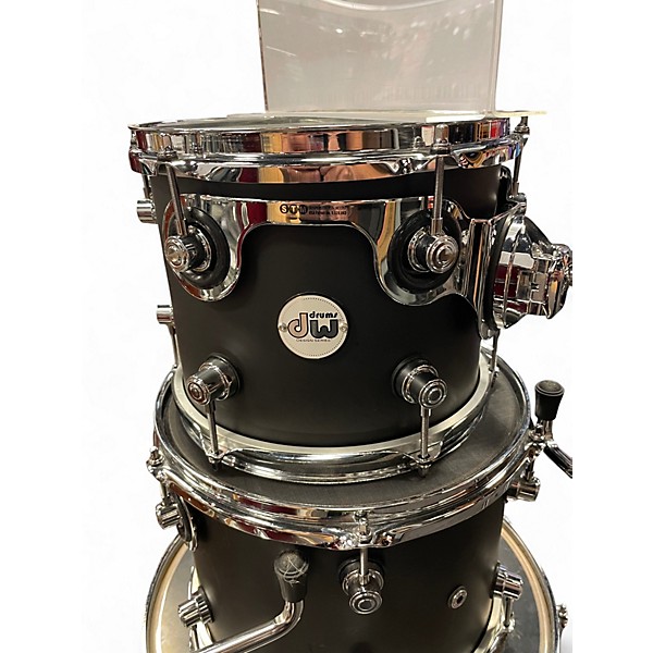 Used DW 4 Piece Design Series Black Drum Kit