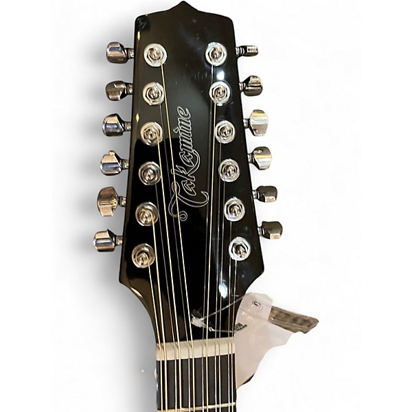 Used Takamine GD30CE-12 Black 12 String Acoustic Electric Guitar