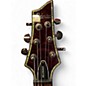 Used Schecter Guitar Research Hellraiser v-1 red quilt Solid Body Electric Guitar