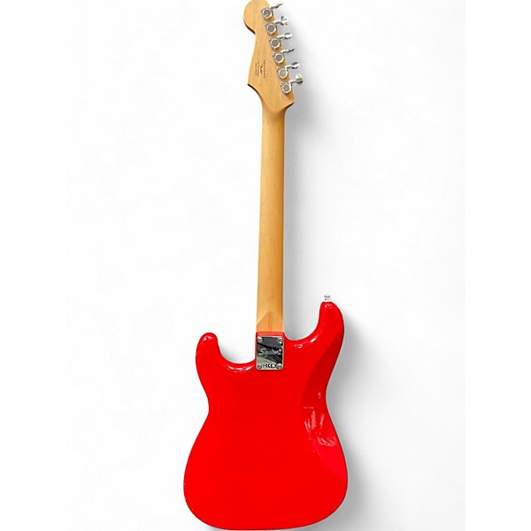 Used Squier SONIC STRATOCASTER RED Solid Body Electric Guitar