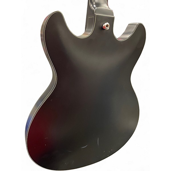 Used Ibanez AS73B Artcore Flat Black Hollow Body Electric Guitar