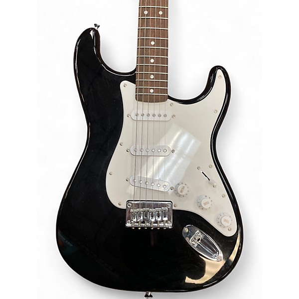 Used Squier Affinity Stratocaster Black Solid Body Electric Guitar
