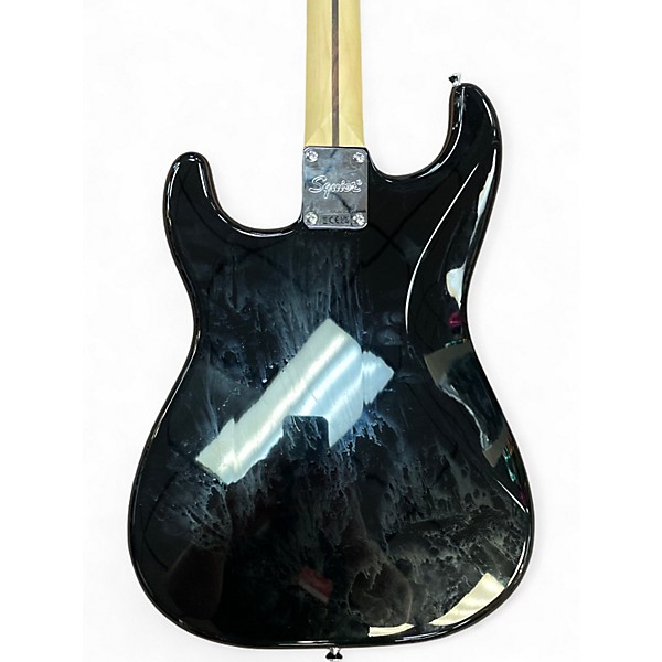 Used Squier Affinity Stratocaster Black Solid Body Electric Guitar