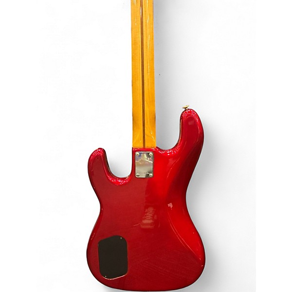 Used Kramer Pioneer Series Metallic Red Electric Bass Guitar