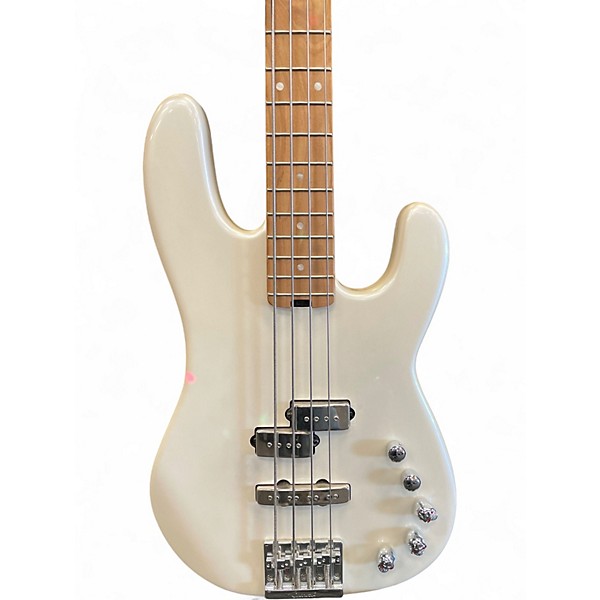 Used Charvel PRO MOD SAN DIMAS PJ BASS PLATINUM PEARL Electric Bass Guitar