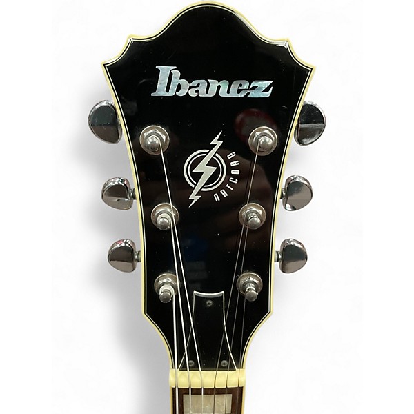 Used Ibanez AFS75T Artcore Blue Hollow Body Electric Guitar