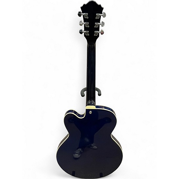 Used Ibanez AFS75T Artcore Blue Hollow Body Electric Guitar