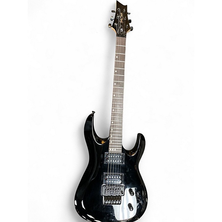 Used Harley Benton R456 Black Solid Body Electric Guitar Black