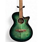 Used Ibanez AEG70-EBH Emerald Green Acoustic Electric Guitar