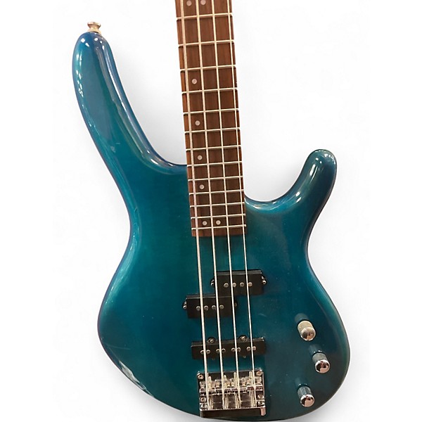 Used Cort Action Bass Turquoise Electric Bass Guitar