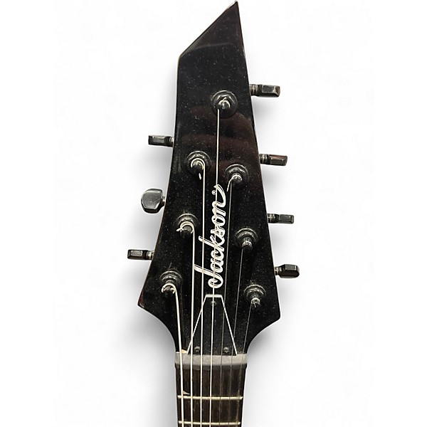 Used Jackson JS22-7 Dinky 7 String Black Solid Body Electric Guitar