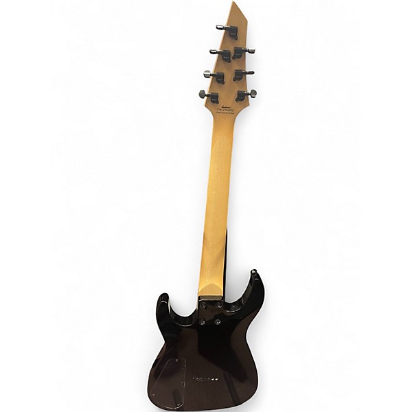 Used Jackson JS22-7 Dinky 7 String Black Solid Body Electric Guitar
