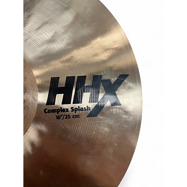 Used SABIAN 10in complex splash hhx Cymbal