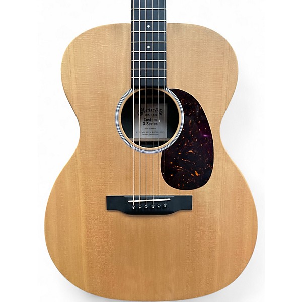 Used Martin X SERIES CUSTOM Natural Acoustic Electric Guitar