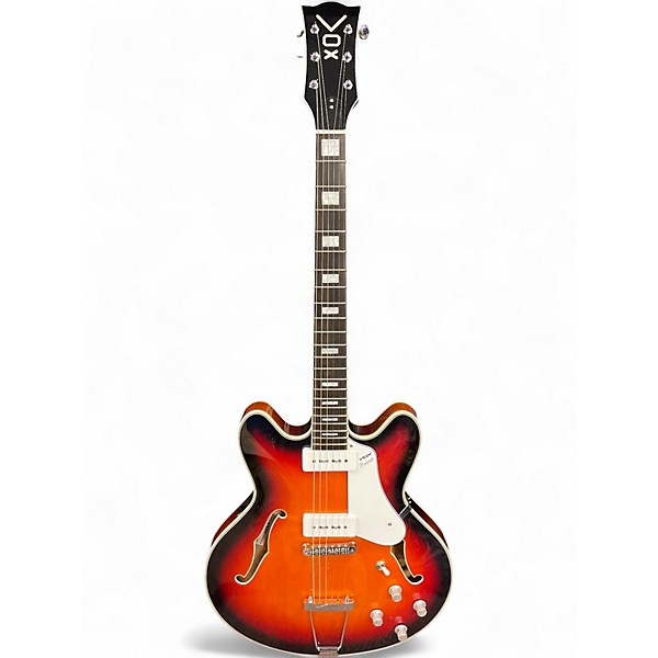 Used VOX BC-V90 SUNBURST Hollow Body Electric Guitar