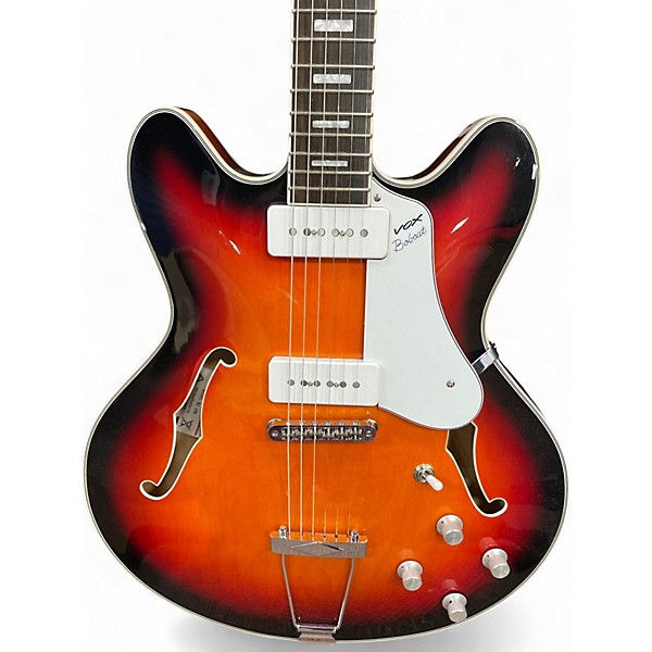 Used VOX BC-V90 SUNBURST Hollow Body Electric Guitar
