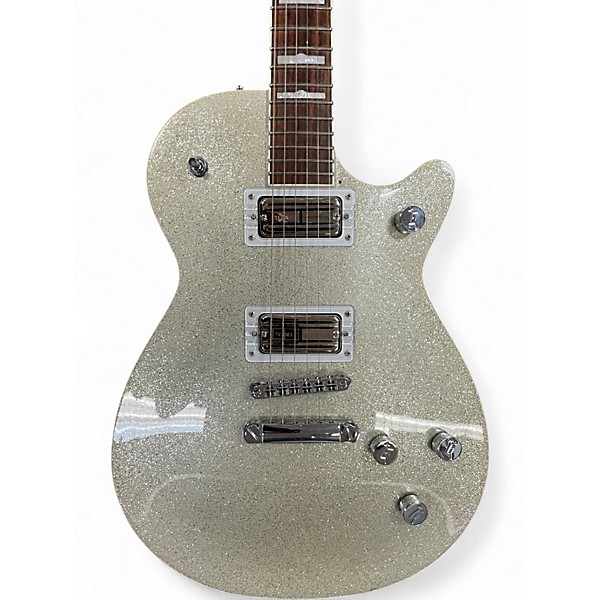 Used Gretsch Guitars G5439 Electromatic Silver Sparkle Solid Body Electric Guitar