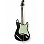 Used Starcaster by Fender Stratocaster Metallic Black Solid Body Electric Guitar thumbnail