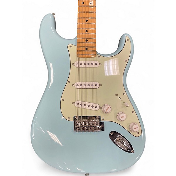 Used Fender TexMex Player Stratocaster Sonic Blue Solid Body Electric Guitar