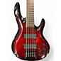 Used ESP LTD B305FM 5 String Red Electric Bass Guitar