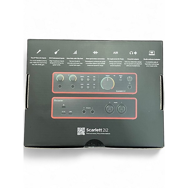 Used Focusrite 2I2 GEN 4 Audio Interface