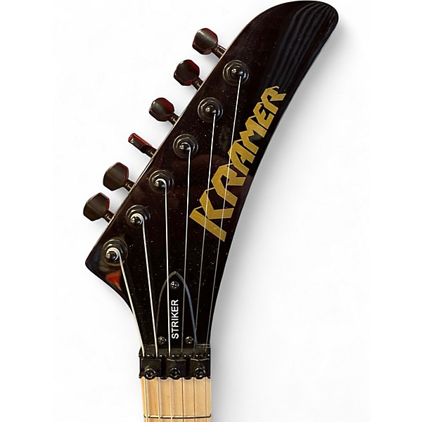 Used Kramer STRIKER Black Solid Body Electric Guitar