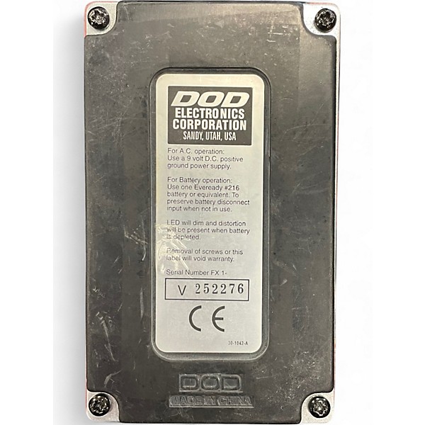 Used DOD FX55C Supra Distortion Effect Pedal