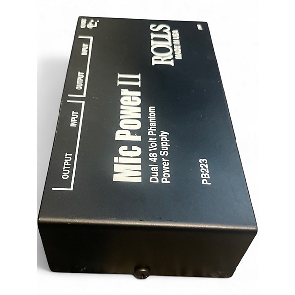 Used Rolls Mic Power II Microphone Preamp