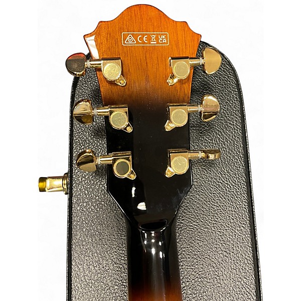 Used Ibanez AS93 Artcore Left Handed Brown Sunburst Hollow Body Electric Guitar