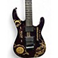 Used ESP KH-OUIJA SIGNATURE PURPLE SPARKLE Solid Body Electric Guitar