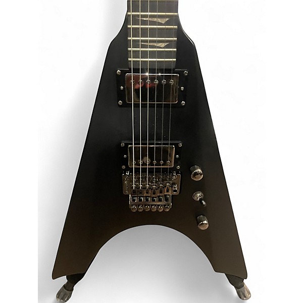 Used Kramer NITEV Satin Black Solid Body Electric Guitar
