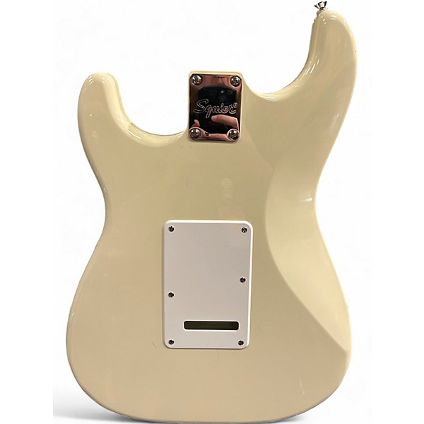 Used Squier Standard Stratocaster WHITE Solid Body Electric Guitar