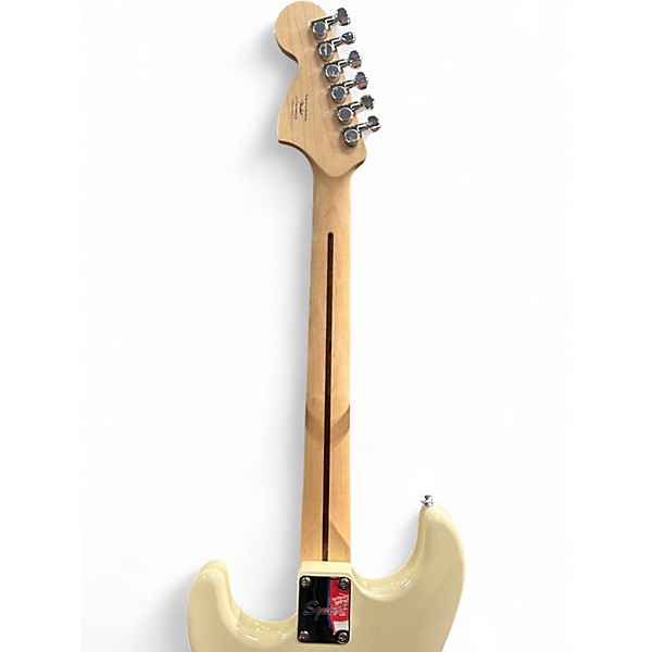 Used Squier Standard Stratocaster WHITE Solid Body Electric Guitar