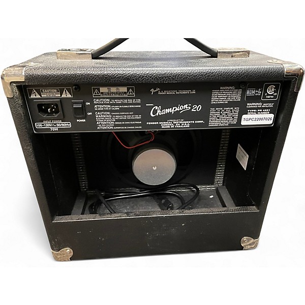 Used Fender Champion 20 Guitar Combo Amp
