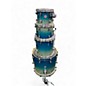 Used Mapex 4 Piece Meridian Birch Indigo Mist Drum Kit thumbnail