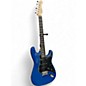 Used Indigo Classic Blue Solid Body Electric Guitar thumbnail