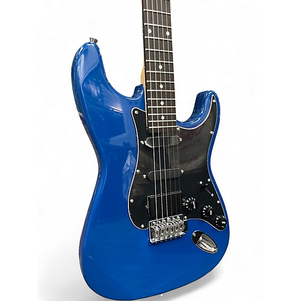 Used Indigo Classic Blue Solid Body Electric Guitar