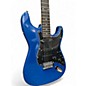 Used Indigo Classic Blue Solid Body Electric Guitar