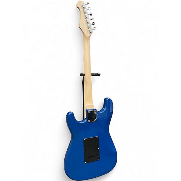 Used Indigo Classic Blue Solid Body Electric Guitar