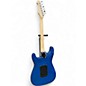 Used Indigo Classic Blue Solid Body Electric Guitar