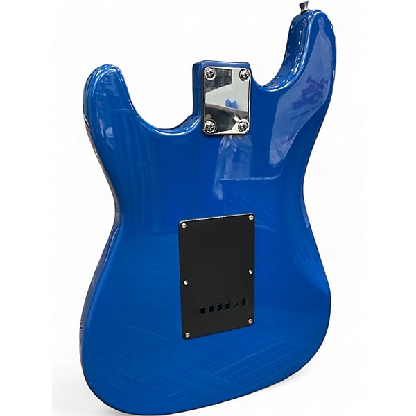 Used Indigo Classic Blue Solid Body Electric Guitar