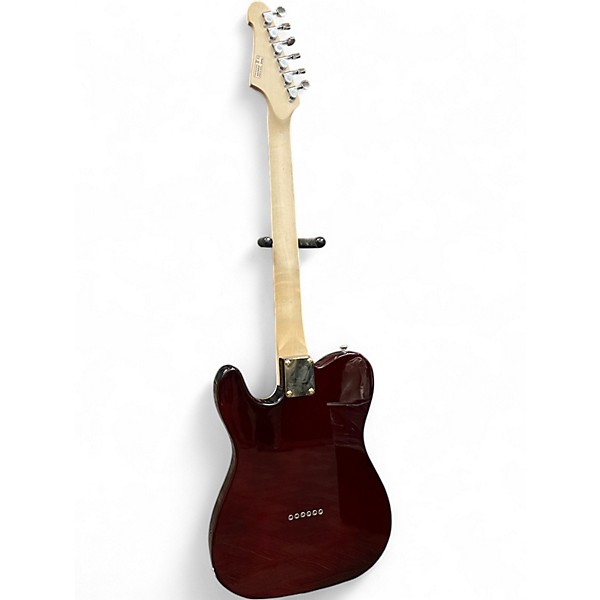 Used Iyv Semi Hollow T Style Trans Red Hollow Body Electric Guitar
