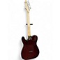 Used Iyv Semi Hollow T Style Trans Red Hollow Body Electric Guitar