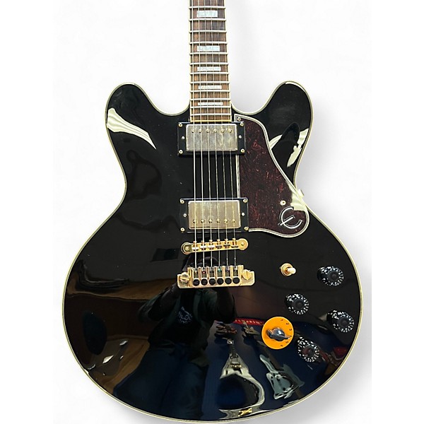 Used Epiphone BB King Lucille Black Hollow Body Electric Guitar