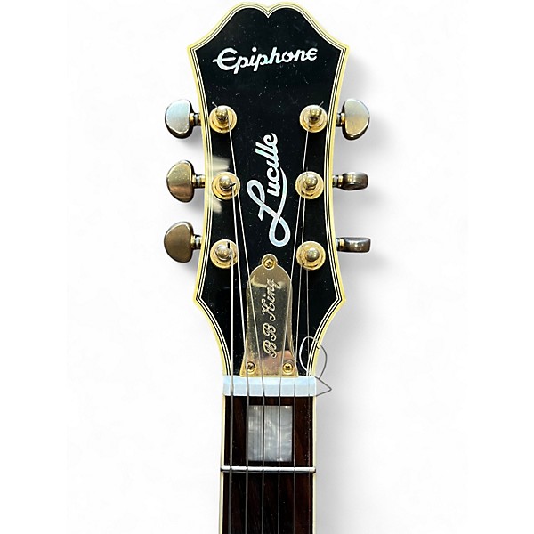 Used Epiphone BB King Lucille Black Hollow Body Electric Guitar