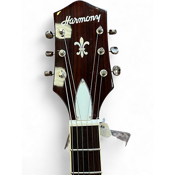 Used Harmony h62 2 Color Sunburst Hollow Body Electric Guitar