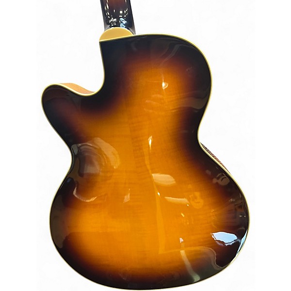Used Harmony h62 2 Color Sunburst Hollow Body Electric Guitar