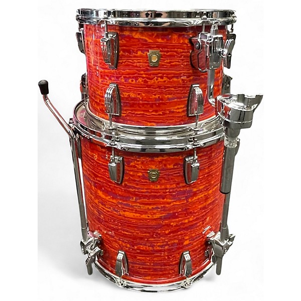 Used Ludwig 3 Piece Classic Maple Mod Orange Drum Kit