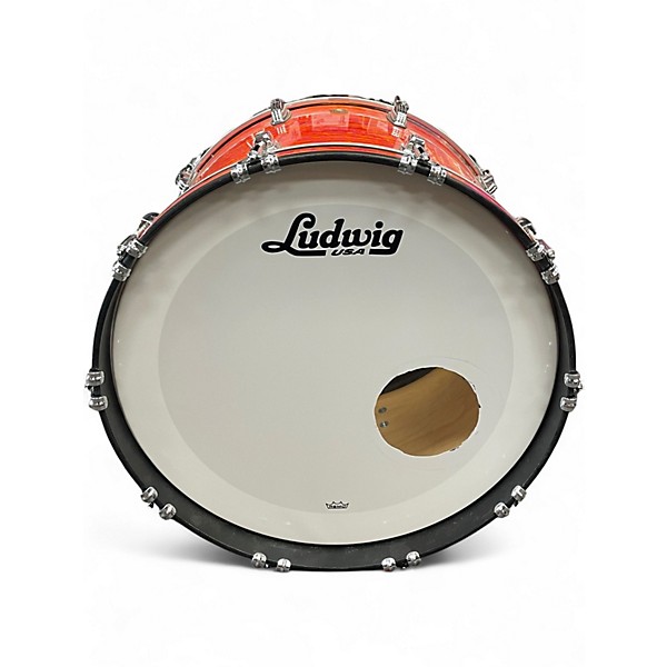 Used Ludwig 3 Piece Classic Maple Mod Orange Drum Kit
